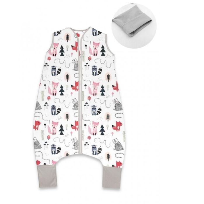 Guļammaiss zīdainim  "Forest walk beige" ar kājām 2-2.5 TOG