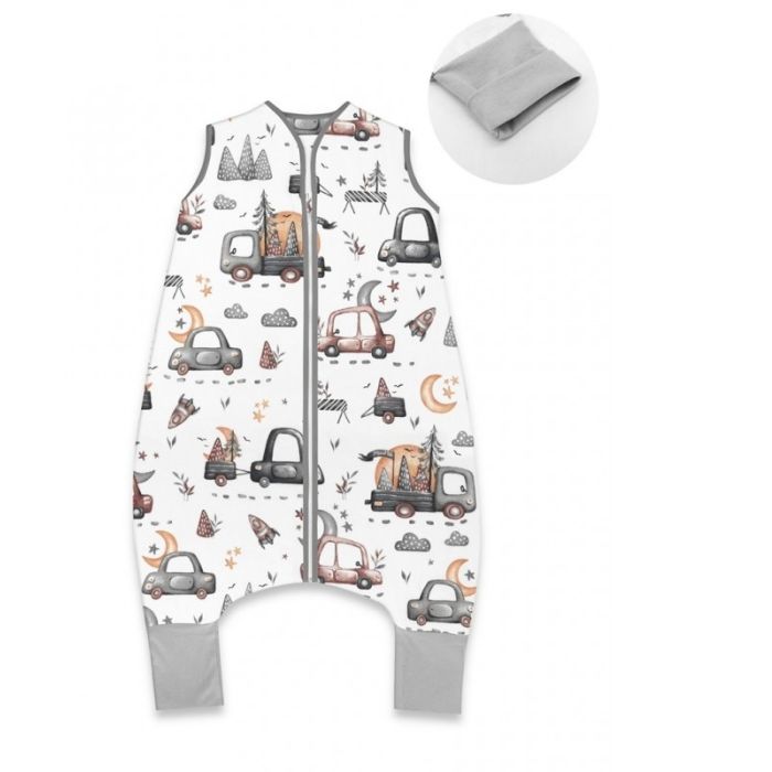 Guļammaiss zīdainim  "On road grey" ar kājām 0.5 TOG