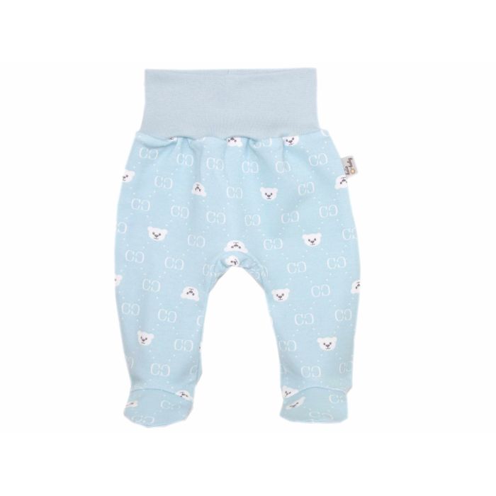 Zīdaiņu bikses "Bear glamour mint " , ar kājām