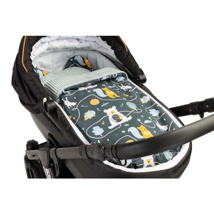 Komplekts "Paths" pleds 56x76 cm un spilvens 30x35 cm 