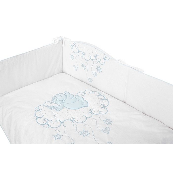 Bērnu gultas veļa ar apmales "Angels"