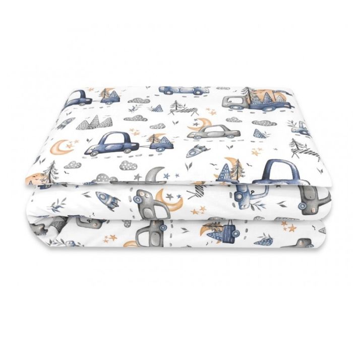 Gultas veļa bērniem 135x100 "On road blue" 