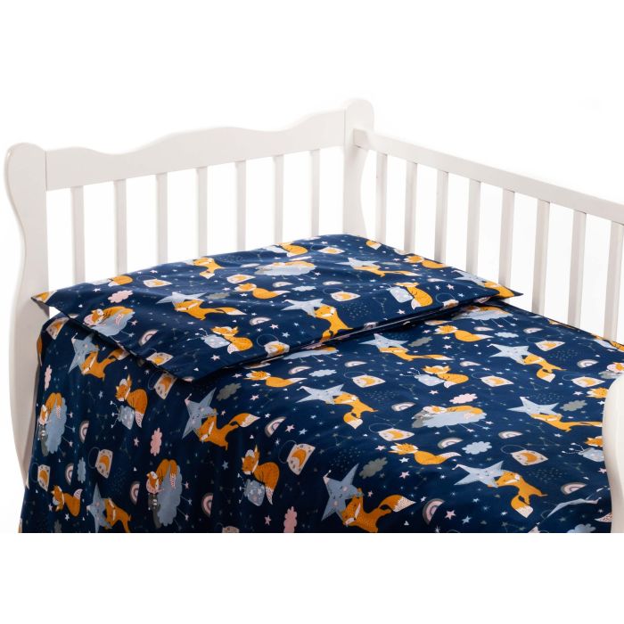 Bērnu gultas veļa  135x100 "Fox"  