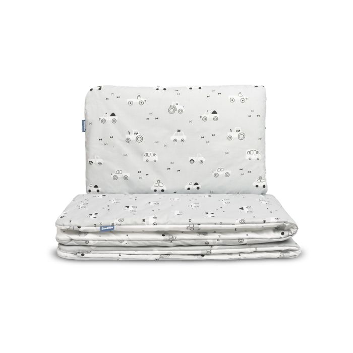Gultas veļa bērniem  ar pildījumu 135x100 "Traffic grey" 