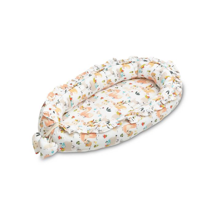  Ligzdiņa - kokons jaundzimušajiem "Best friends" 80x45 cm