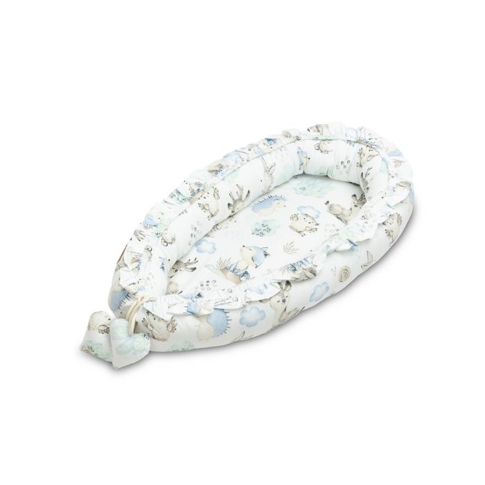  Ligzdiņa - kokons jaundzimušajiem  "Ulf" 80x45 cm