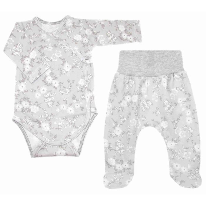 Bērnu komplektiņš no 2 daļam "Gentle story" pelēks