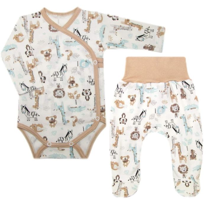 Bērnu komplektiņš no 2 daļam  "Jungle beige"  