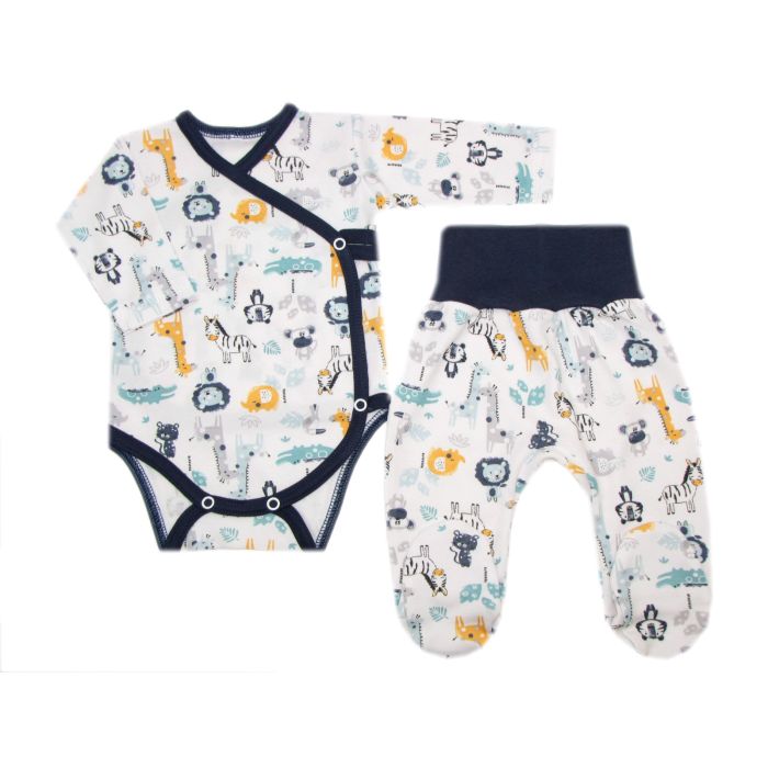Bērnu komplektiņš no 2 daļam "Animals navy"  