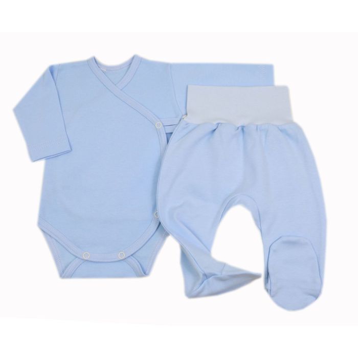 Bērnu komplektiņš no 2 daļam "Blank baby blue" 