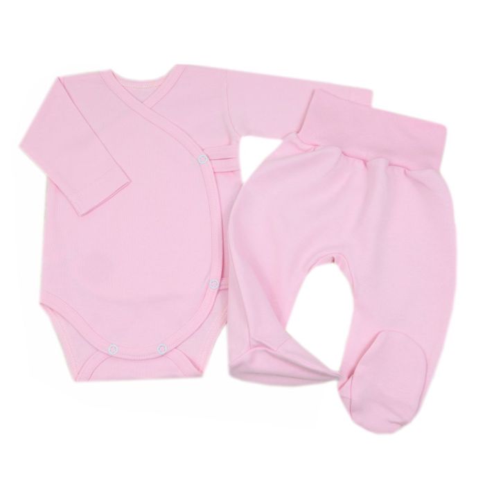 Bērnu komplektiņš no 2 daļam "Blank baby pink" 