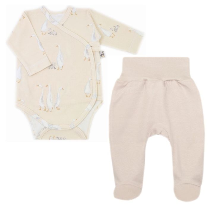 Bērnu komplektiņš no 2 daļam "Goose beige" 