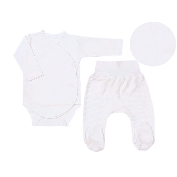 Bērnu komplektiņš no 2 daļam  "Natural white"