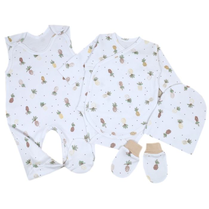 Bērnu komplektiņš no 4 daļam "Ananas"
