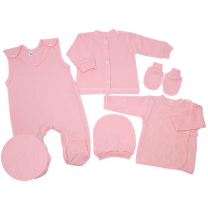 Bērnu komplektiņš no 5 daļam "Natural pink"