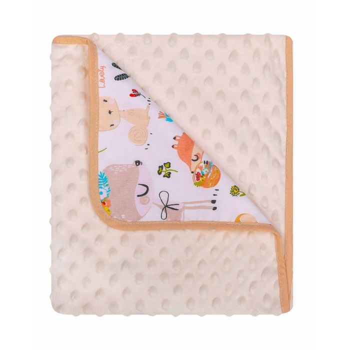 Bērnu pleds 90x80 cm "Best friends" bēšs