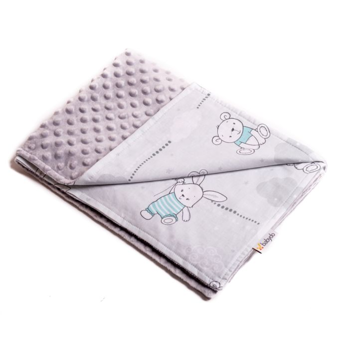 Bērnu pleds 100x75cm "Sweethearts" zaļš 