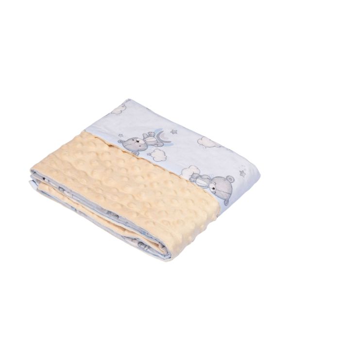 Bērnu pleds "Cute Teddy blue" 100x75cm 