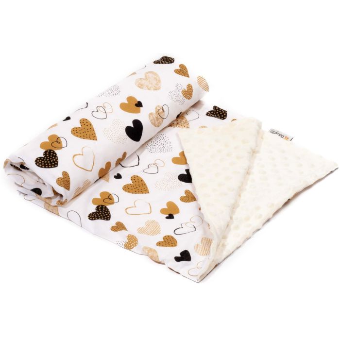 Bērnu pleds 100x75cm "My love"  bēšs