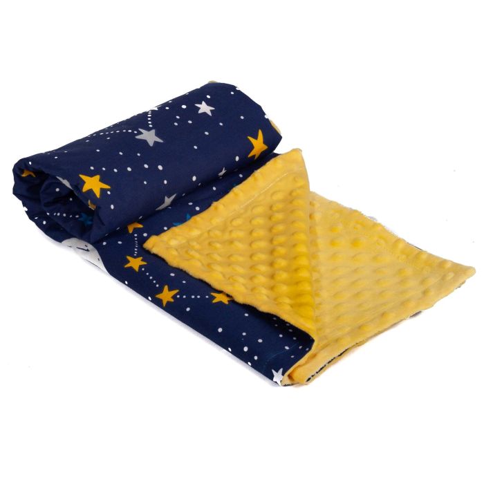 Bērnu pleds "Universe" 100x75cm  dzeltens