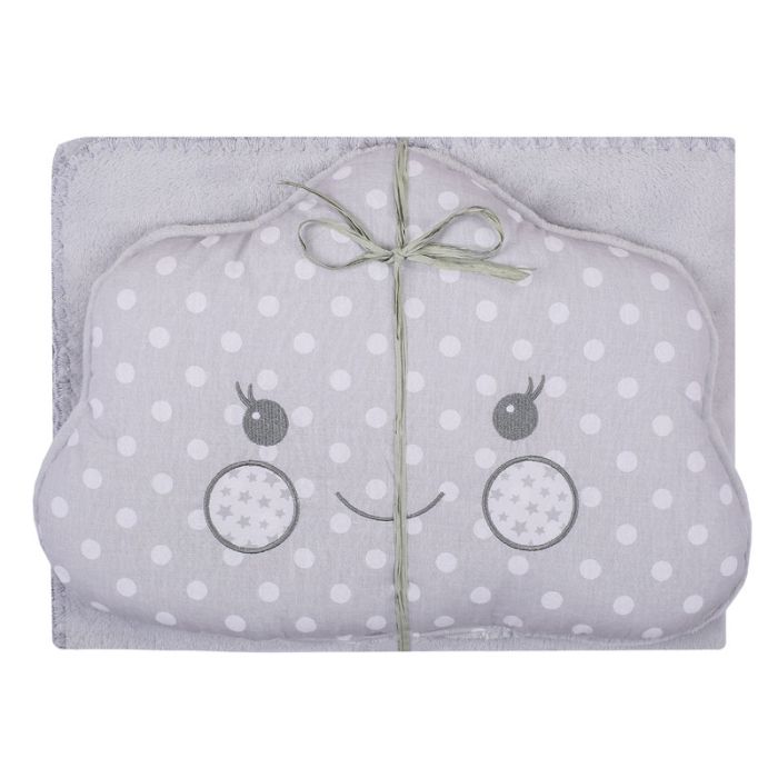 Bērnu pleds ar spilvenu "Cloud" 90x80 cm