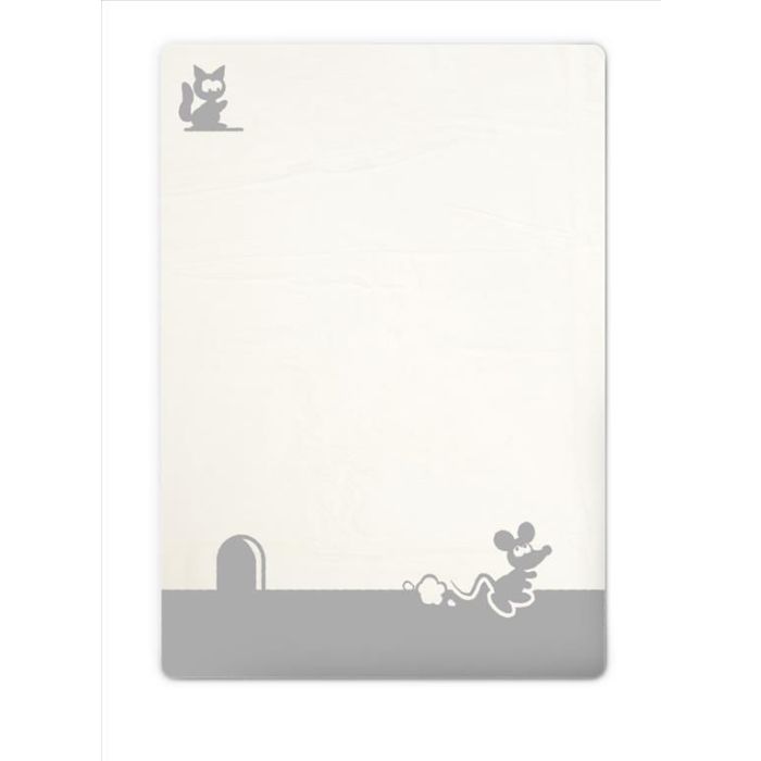  Bērnu sega "Mouse" 100x75cm pelēks