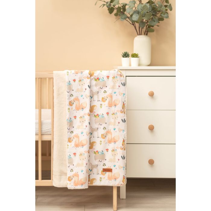 Bērnu pleds "SIlky" 100x80 cm with Best friend