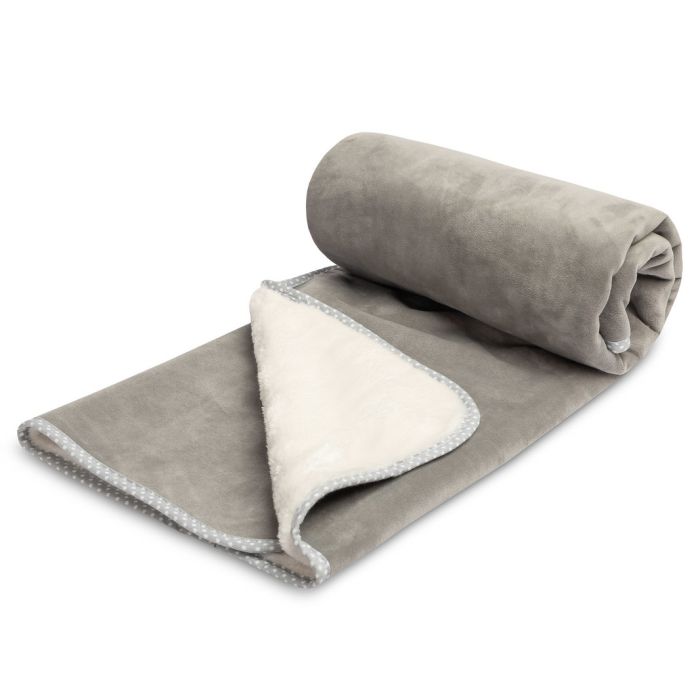 Bērnu pleds "SIlky velvet grey" 100x80 cm