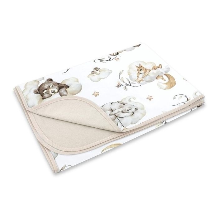 Kokvilnas bērnu sega "Cosy clouds" 100x75cm 