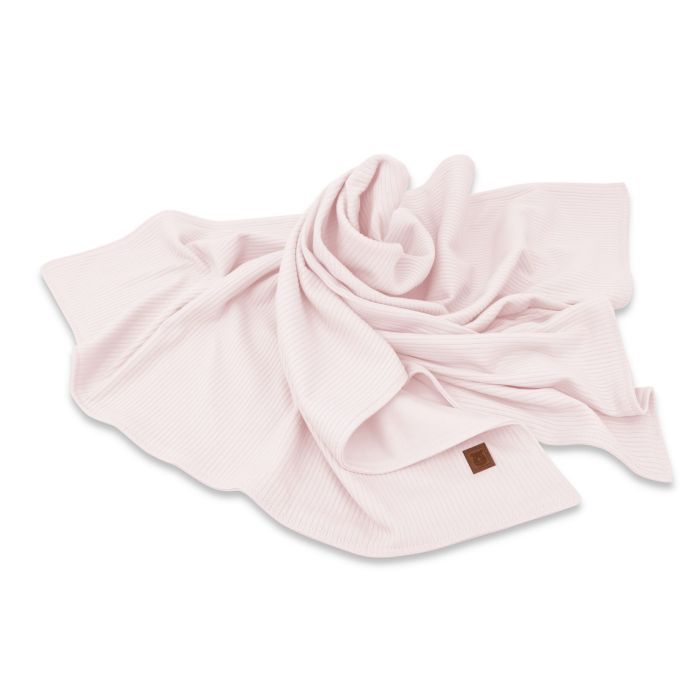 Kokvilnas bērnu sega "Interlock pink" 100x75cm 