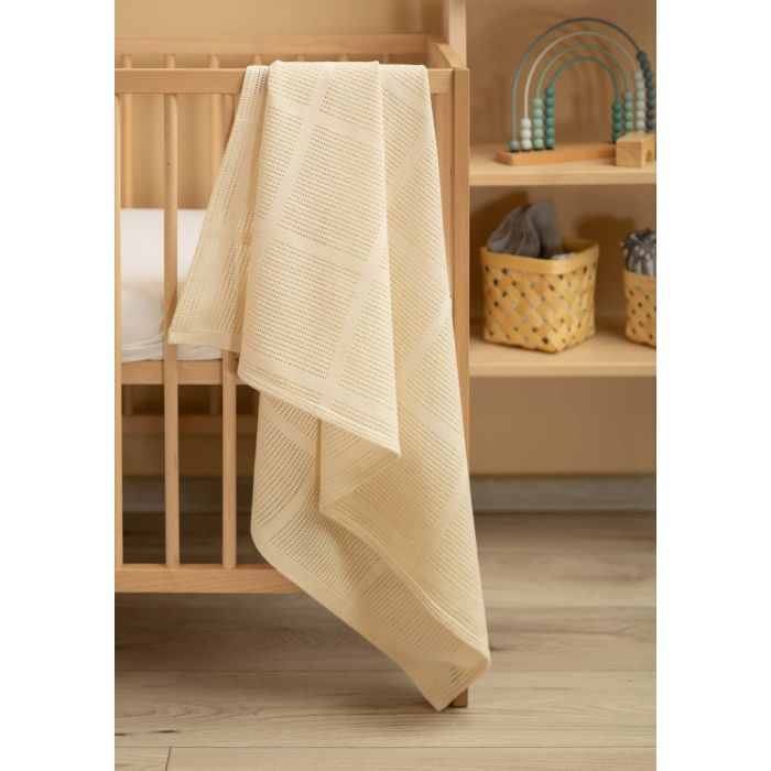 Bērnu sedziņa "Lulu ecru" 95x95 cm 