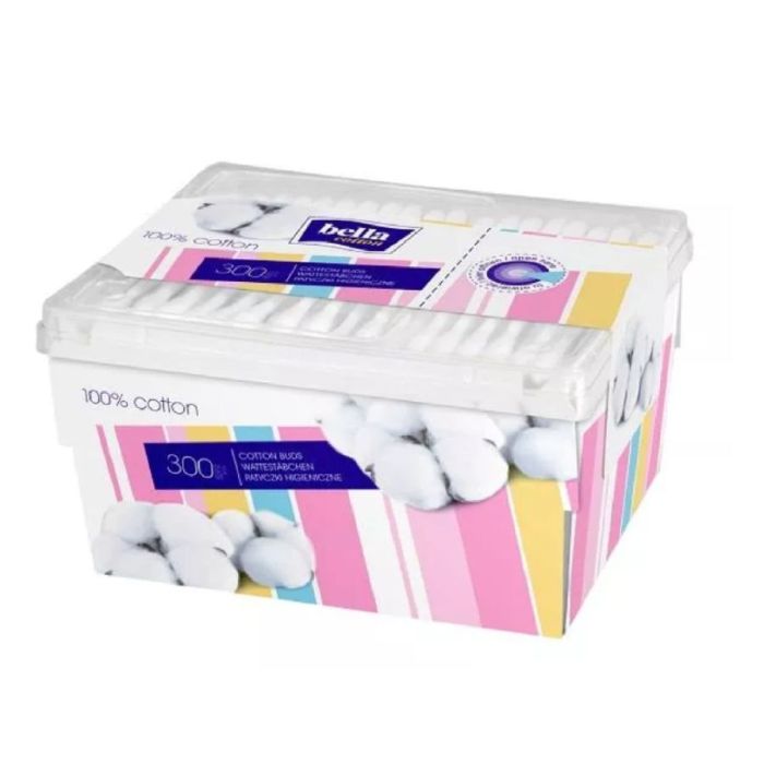Higieniniai vatos pagaliukai Bella Cotton box