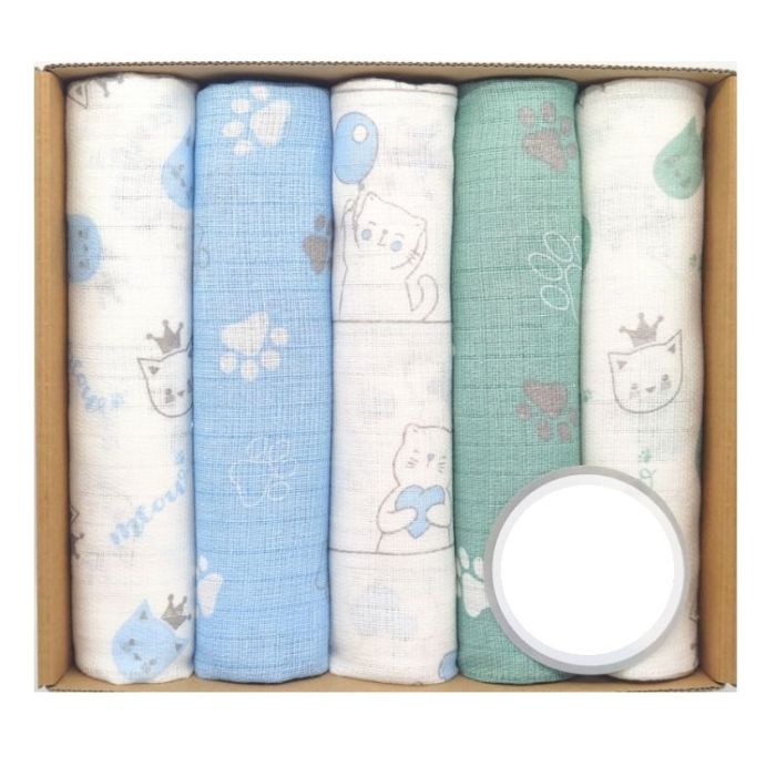 Autiņu komplekts 5 daļas "Kittens" 