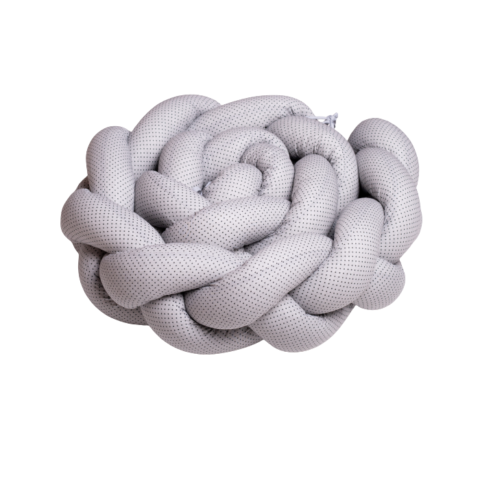 Bērnu Gultas Apmales 210 cm "Dots grey"