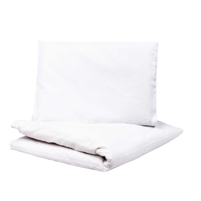 Gultas veļa komplekts šūpulim  80x70cm "Blank white" 
