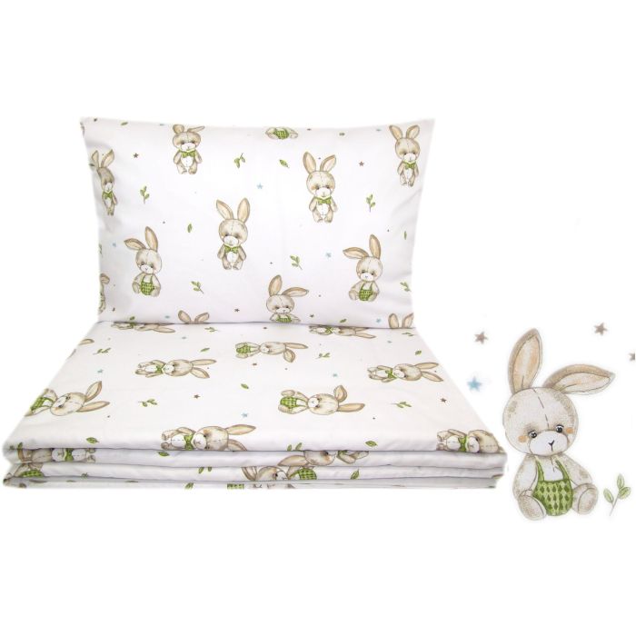 Gultas veļa komplekts šūpulim 80x70cm "Cotton tail"