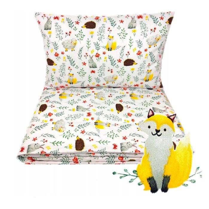  Gultas veļa komplekts šūpulim 80x70cm "Sheep&Friends" BERNIEM