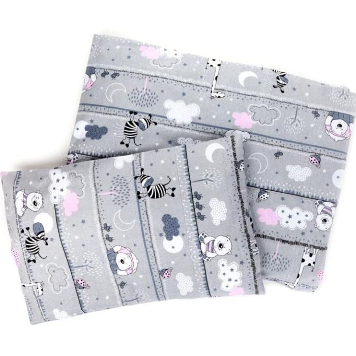 Bērnu gultas veļa šūpulim 80x70cm "Safari"