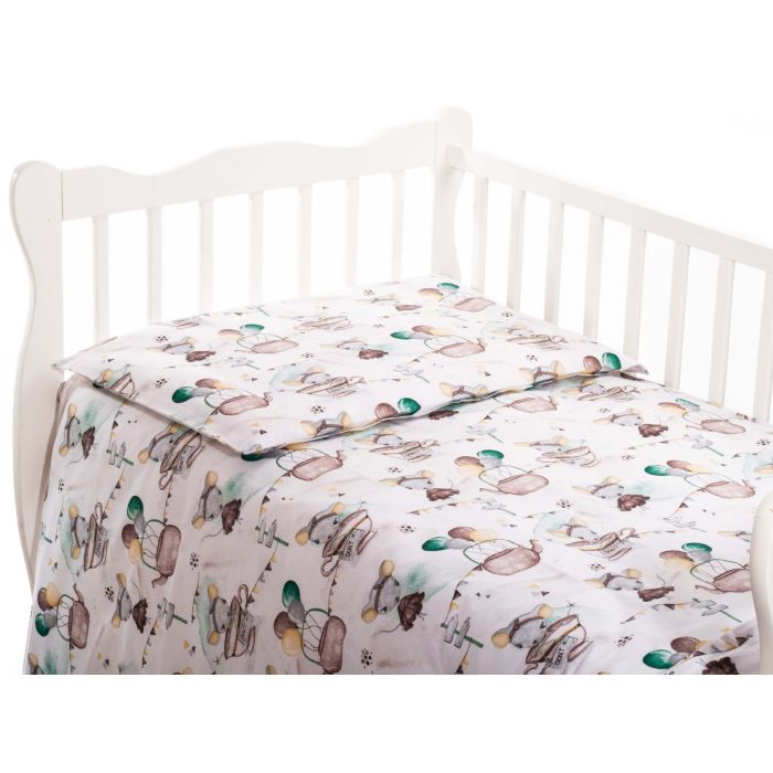 Bērnu gultas veļa  135x100  "Baby mouse"  