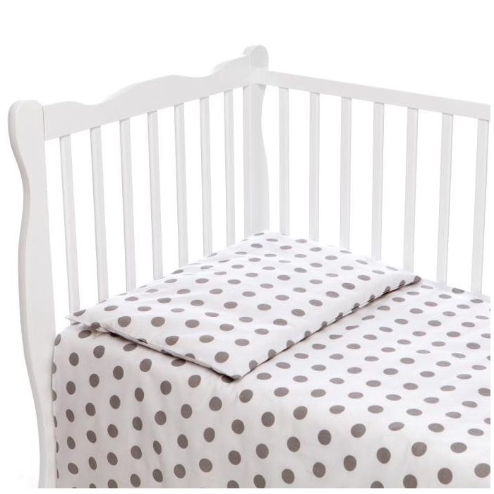 Bērnu gultas veļa 135x100 "Bubbles" balts