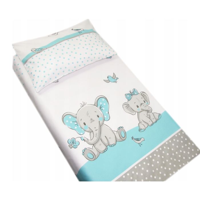 Bērnu gultas veļa 135x100 "Friends" zils