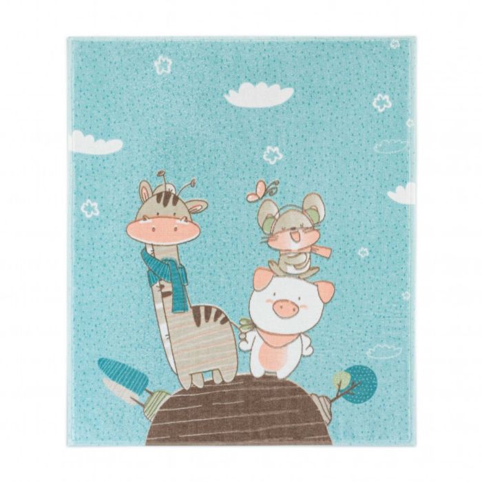 Bērnu kokvilnas velūra pleds  "Friends" 80x100 cm 