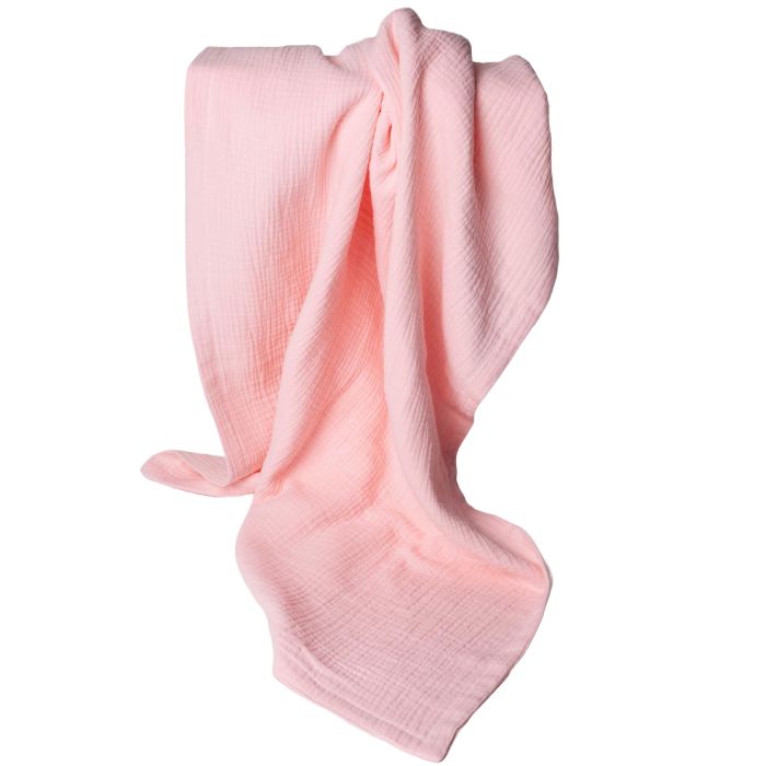 Bērnu muslīna sedziņa "Toffee pink" 75x100 cm