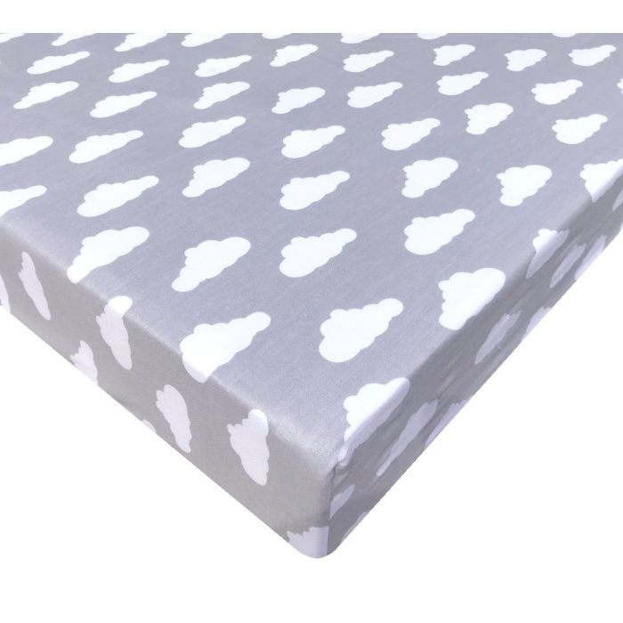 Bērnu palags ar gumiju "Clouds"  120x60