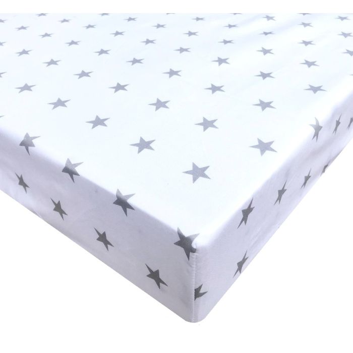 Bērnu palags ar gumiju "STARS"  120x60