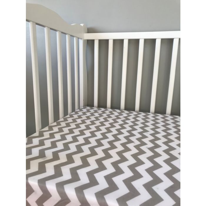 Bērnu palags ar gumiju "Zygzag"  120x60