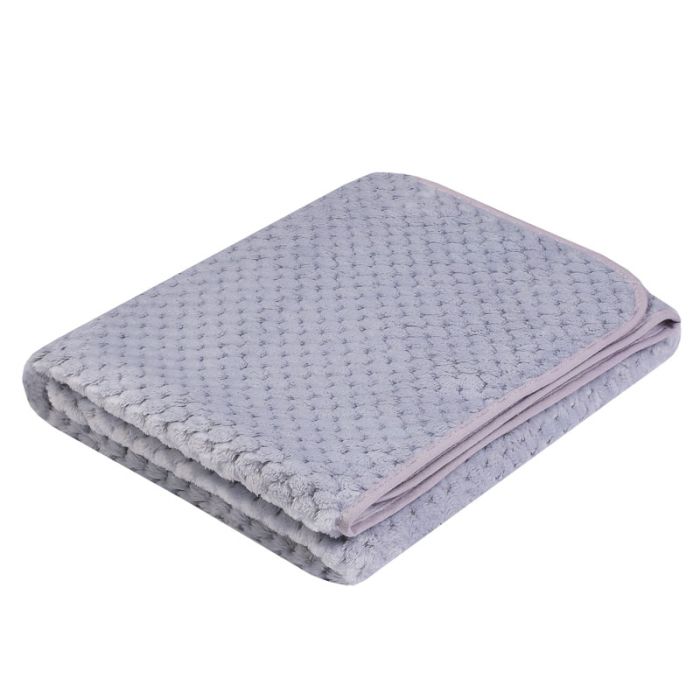 Bērnu pleds "Blank" 90x80 cm pelēks