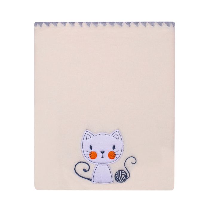 Bērnu pleds "Kitty" 90x80 cm bēšs