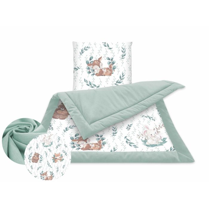 Bērnu pleds un spilvens "Mummy bunny"