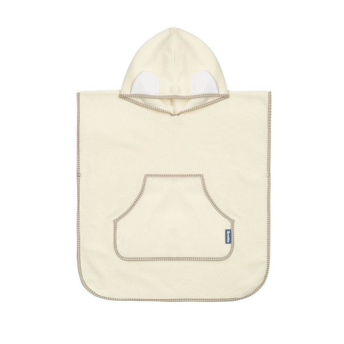 Bērnu pončo "Water" 55x60 cm ECRU